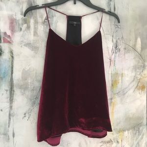 -velvet tibi top